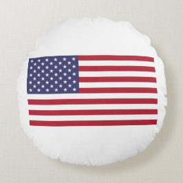 US FLAGGE RUNDES KISSEN