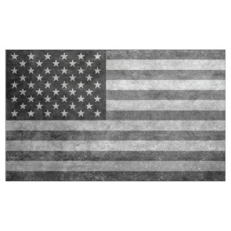 US-Flagge schwarz-weiß desaturierte Gewebe Stoff