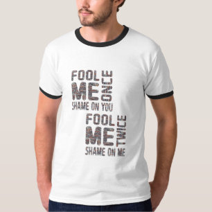 US-Flagge Schwarz-Weiß Vintage Retro T-Shirt