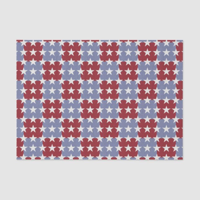 US Flagge Seidenpapier (Vorderseite)