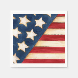 US Flagge Serviette