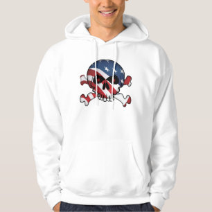US Flagge Skull Hoodie