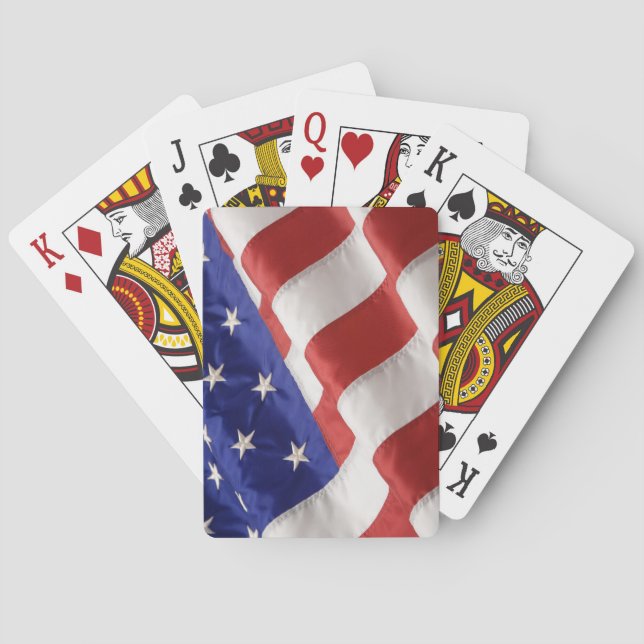 US-Flagge Spielkarten (Rückseite)