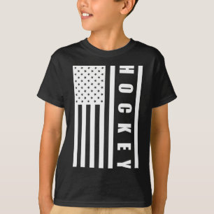 US-Flagge Sport Torwart Hockey Spieler Amerikanisc T-Shirt