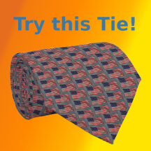 US-Flagge Stilvolle US Flagge binden an den Hals