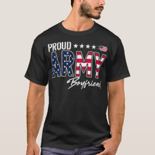 US-Flagge Stolzer Army Freund T-Shirt