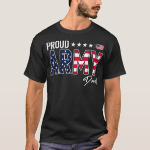 US-Flagge Stolzer Army-Vater T-Shirt