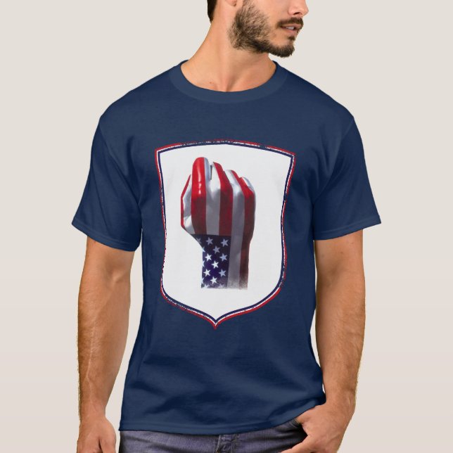 US-Flagge T-Shirt (Vorderseite)