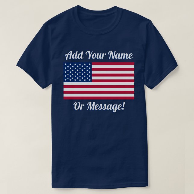 US-Flagge T-Shirt (Design vorne)
