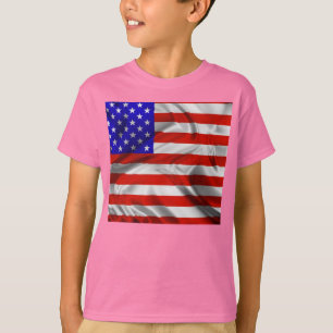 US Flagge T - Shirt der US-amerikanischen Seidenfl