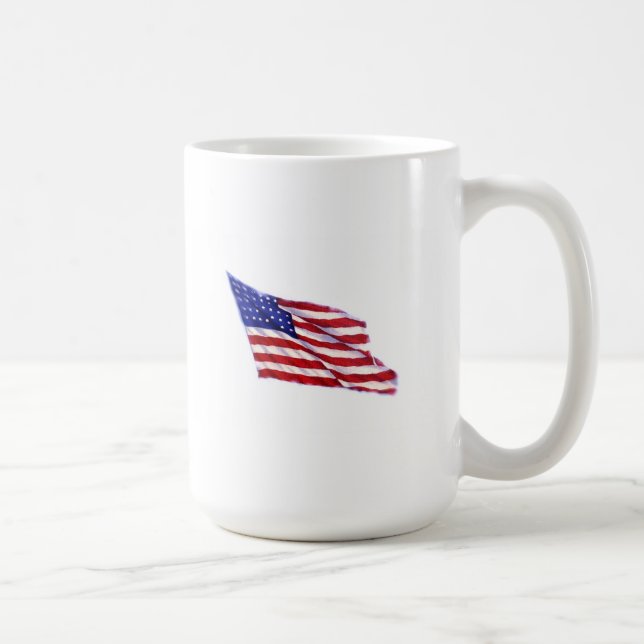US-Flagge Tasse (Rechts)