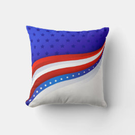 US Flagge Throw Kissen