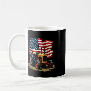 Us-Flagge Traktor Landwirt Landwirtschaft Kaffeetasse