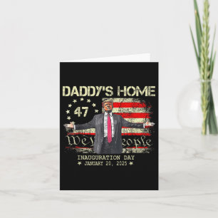 US-Flagge Trump Daddys Zuhause Einweihung Janua Karte