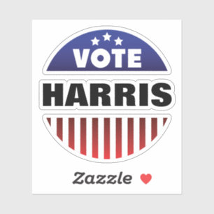 US Flagge - Typografie bei der Abstimmung - Wahlen Aufkleber