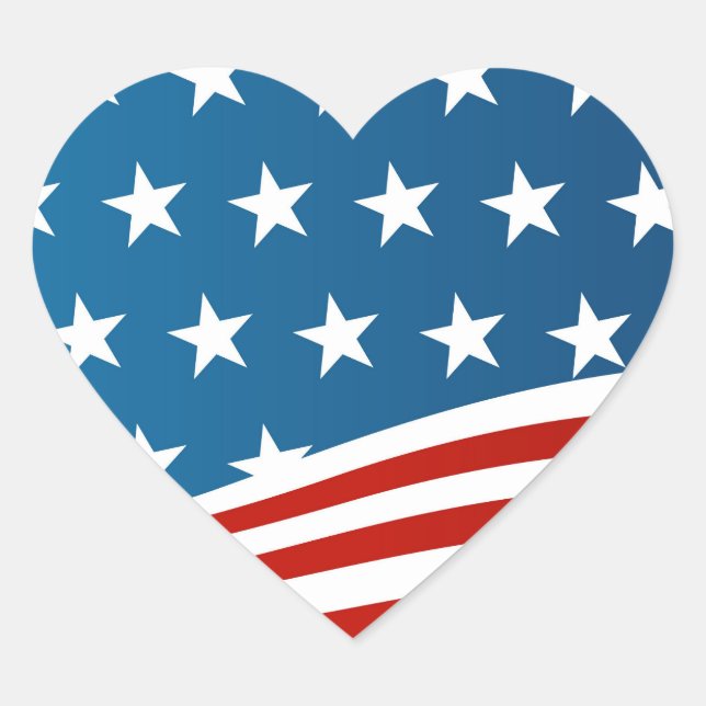 US Flagge Umschlag Aufkleber (Vorderseite)