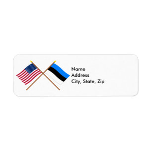 US-Flagge und Estland