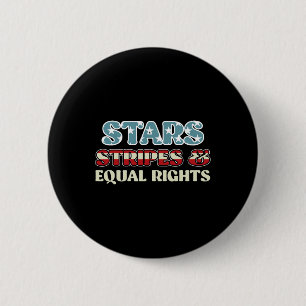 US Flagge und gleiche Rechte Unabhängigkeit Button