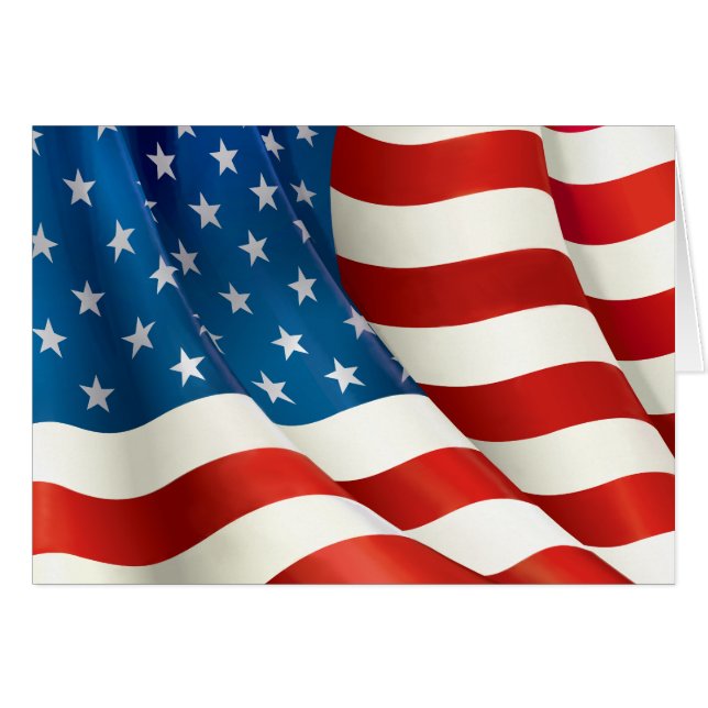 US Flagge unter US-Flagge (Vorderseite (Horizontal))