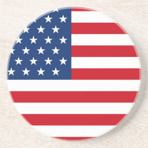 US FLAGGE USA GETRÄNKEUNTERSETZER