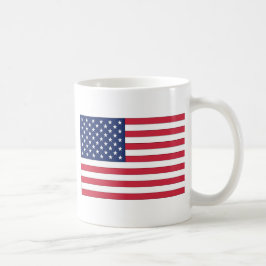 US-Flagge. USA. Kaffeetasse