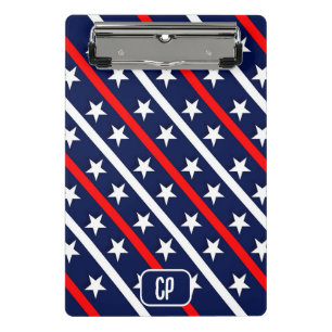 US Flagge USA - Kennzeichnung Mini Klemmbrett