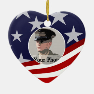 US Flagge - USA/Militärgebet Keramikornament