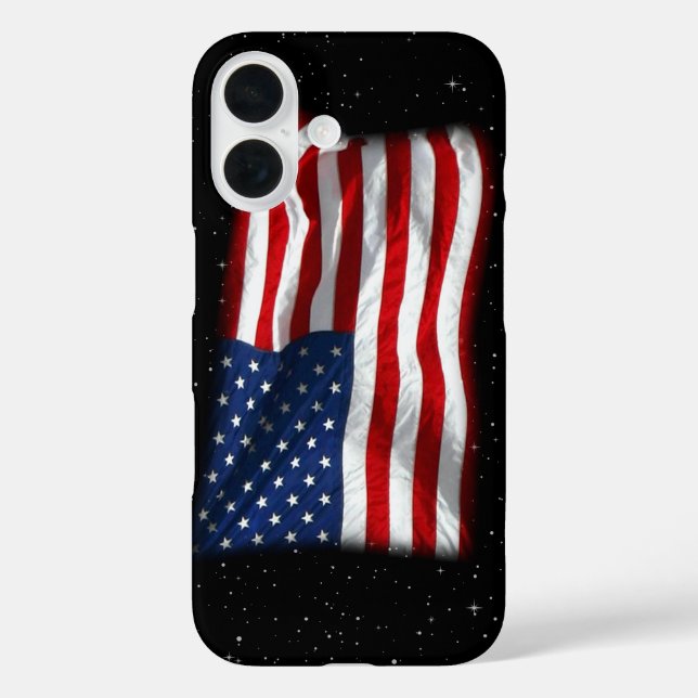 US Flagge USA Patriotische amerikanische Flagge Case-Mate iPhone Hülle (Rückseite)