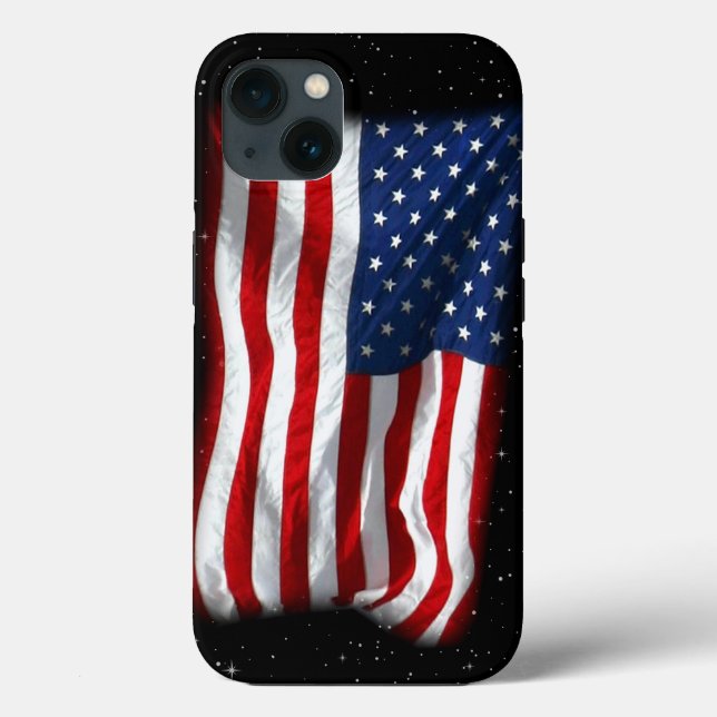 US Flagge USA Patriotische amerikanische Flagge Case-Mate iPhone Hülle (Rückseite)