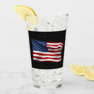 US Flagge USA Patriotische amerikanische Flagge Glas