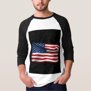 US Flagge USA Patriotische amerikanische Flagge T-Shirt