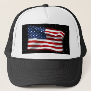 US Flagge USA Patriotische amerikanische Flagge Truckerkappe