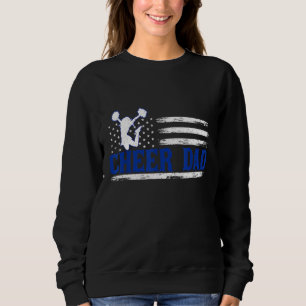 US-Flagge Vater für Männer Funny Vaterschaft jubel Sweatshirt