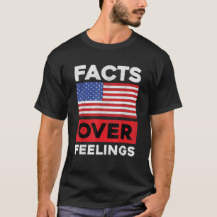 US-Flagge Vereinigte Staaten Fakten über Gefühle F T-Shirt