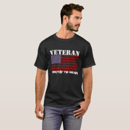 US-Flagge - Veteran - es lohnt sich zu tragen T-Shirt