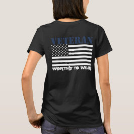 US-Flagge - Veteran NAVY BLUE - es lohnt sich zu t T-Shirt