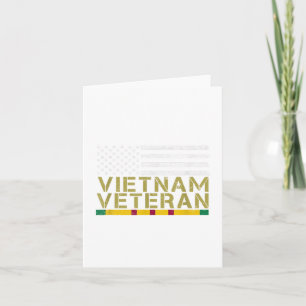 US-Flagge Vietnam Veteran - alter Mann Vietnam Kri Karte