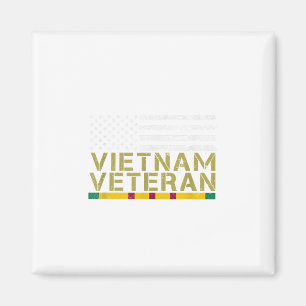 US-Flagge Vietnam Veteran - alter Mann Vietnam Kri Magnet