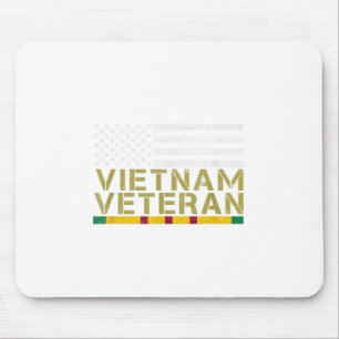 US-Flagge Vietnam Veteran - alter Mann Vietnam Kri Mousepad