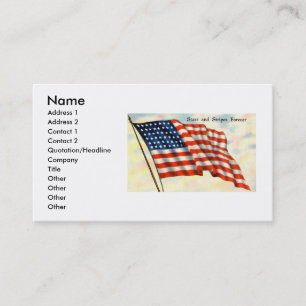 US Flagge-Visitenkarte Visitenkarte