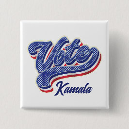 US Flagge - Wahl Button