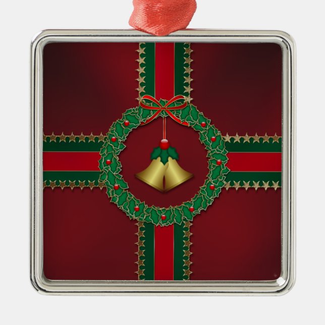 US Flagge Weihnachtsschmuck (Vorne)