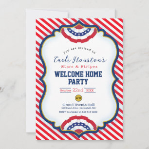 US Flagge Welcome Zuhause Party Einladung