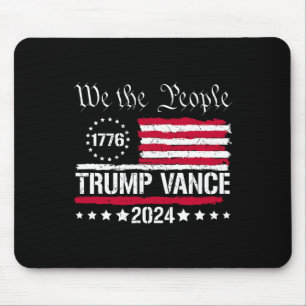 Us-Flagge Wir, das Volk, stehen hinter Trump Vance Mousepad