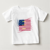 US-Flagge "Zuhause Sweet Zuhause" Art Print