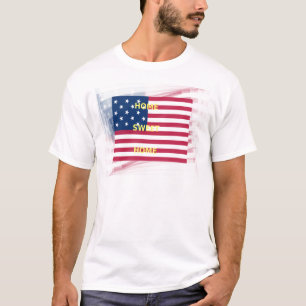 US-Flagge "Zuhause Sweet Zuhause" Art Print T-Shirt