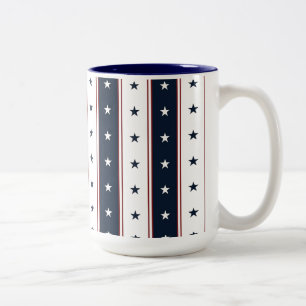 US Flagge Zweifarbige Tasse