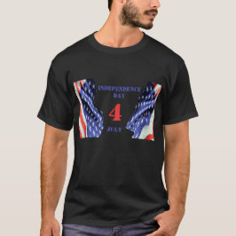 US-Flaggen für den Unabhängigkeitstag, 4. Juli T-Shirt