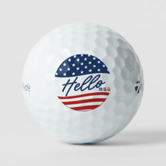 US-Flaggen-Golfbälle - Maßgeschneiderte Taylor Mad Golfball