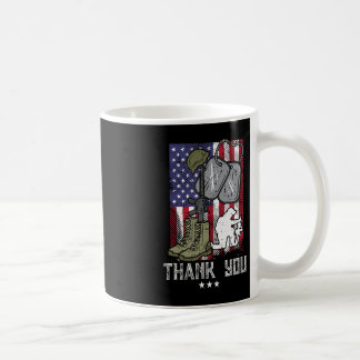 US-Flaggenstiefel Gewehr Helm Anhänger Soldat Dank Kaffeetasse